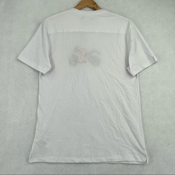 French Connection Embroidered Pixel Motorcycle TShirt NWT - Picture 9 of 12